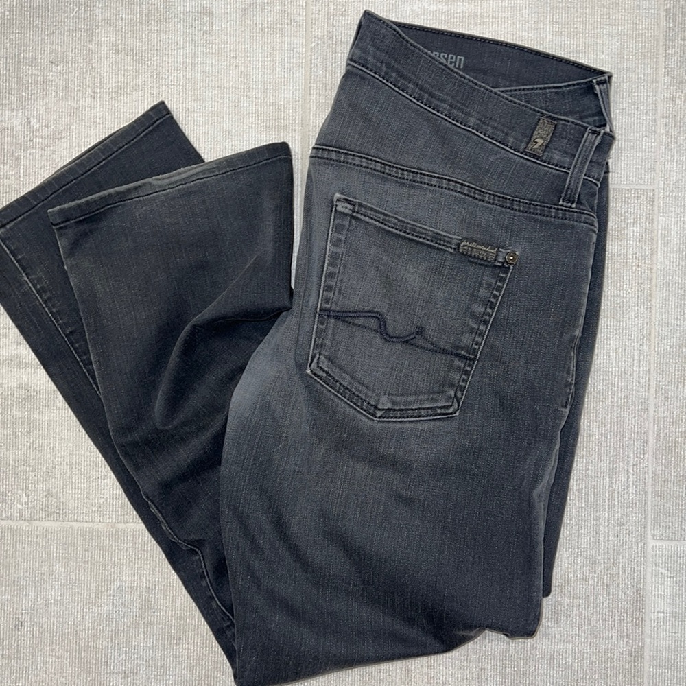 7 For All Mankind Mens Gray Jeans - Size 33”30”